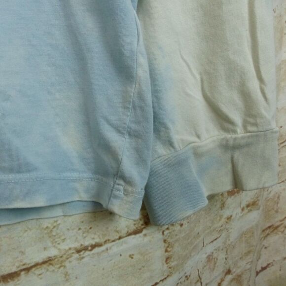 Outerknown Shirt Mens XL Blue White Tie-Dye Tide Shift Graphic LS Cotton Surf - Picture 7 of 9